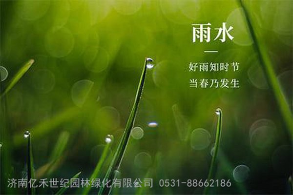 二月雨水节气后主要的园林养护工作